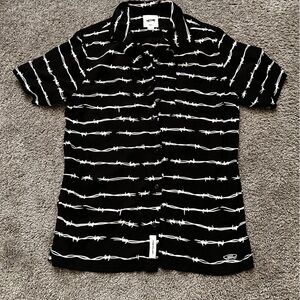 Vans Black and White Barbed Wire Shirt